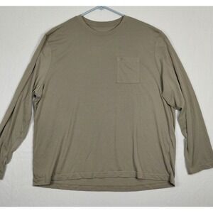 Duck Camp Crew Neck Shirt Men's 2XL Army Green Long Sleeve Outdoors